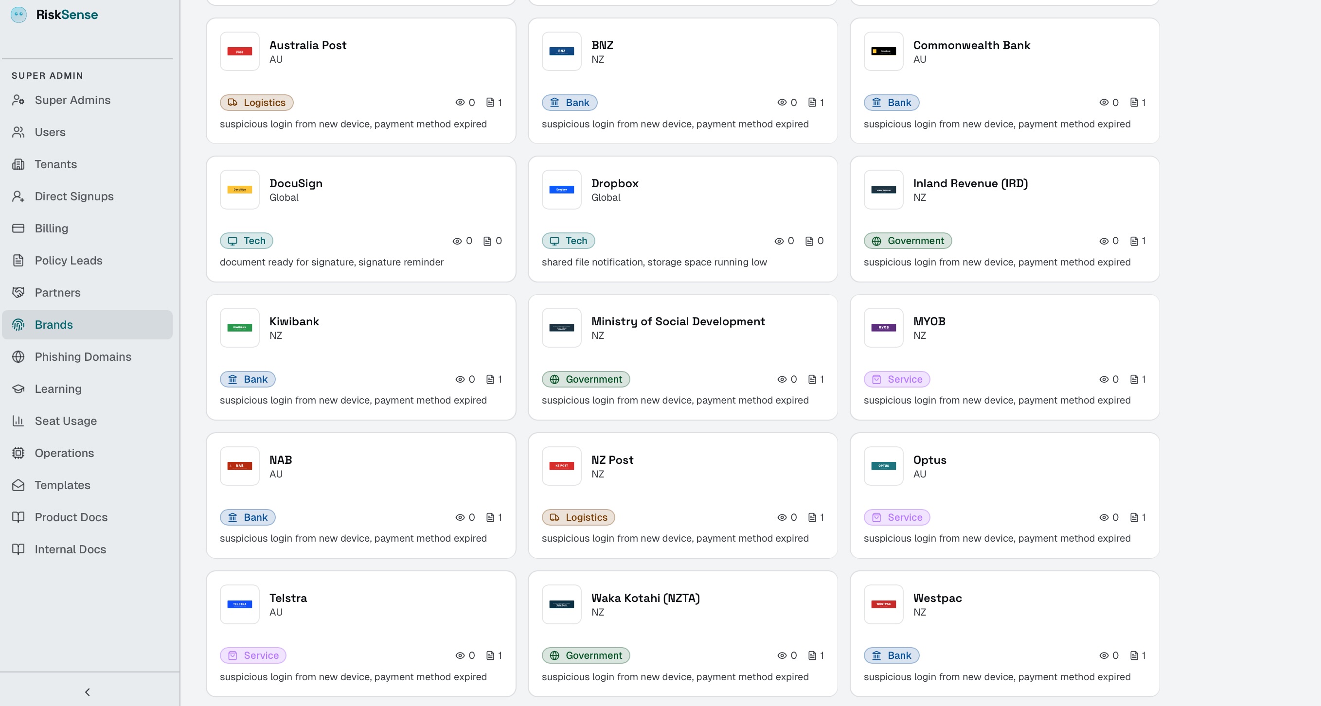 Local NZ and AU Brands